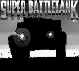 Super Battletank title screen for GameBoy